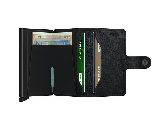 Peněženka Secrid Miniwallet Paisley Black