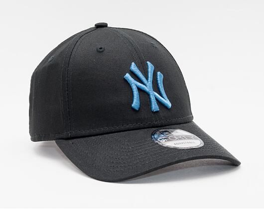 Kšiltovka New Era 9FORTY MLB League Essential New York Yankees Strapback Black / DTL