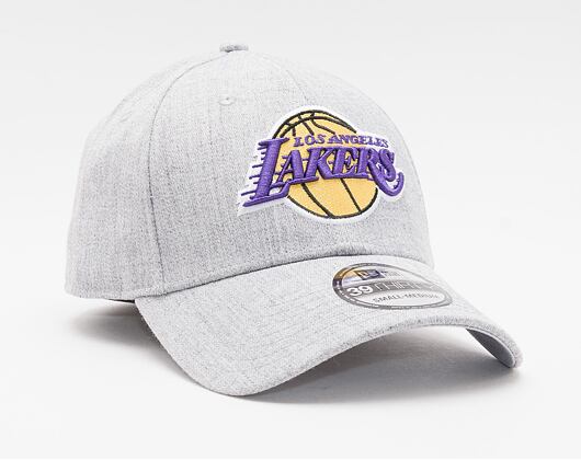 Kšiltovka New Era 39THIRTY Heather Los Angeles Lakers Stretch Fit Gray