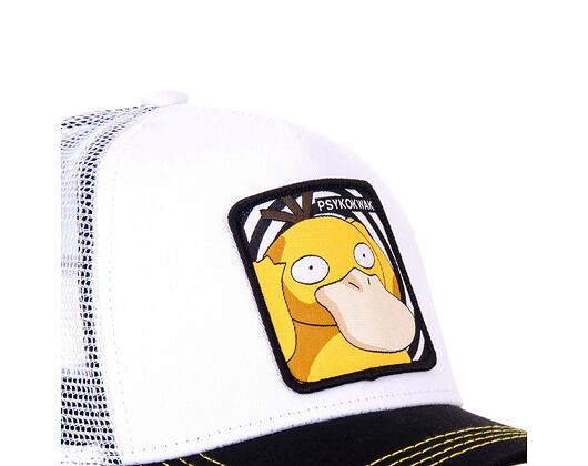 Kšiltovka Capslab Psykokwak Trucker White / Black PSY3