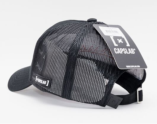 Kšiltovka Capslab Trucker Plain Black