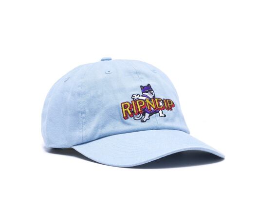 Kšiltovka RIP N DIP Captain Nermal Pants Dad Hat RND4752 Light Blue