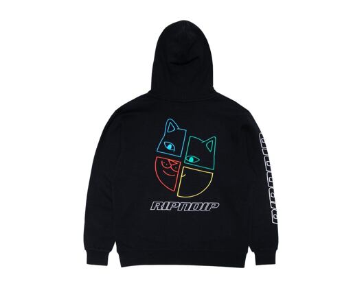 Mikina RIP N DIP Square Up Hoodie RND4715 Black
