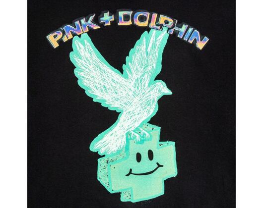 Mikina Pink Dolphin Eagle Hoodie OH12011EAHBL Black