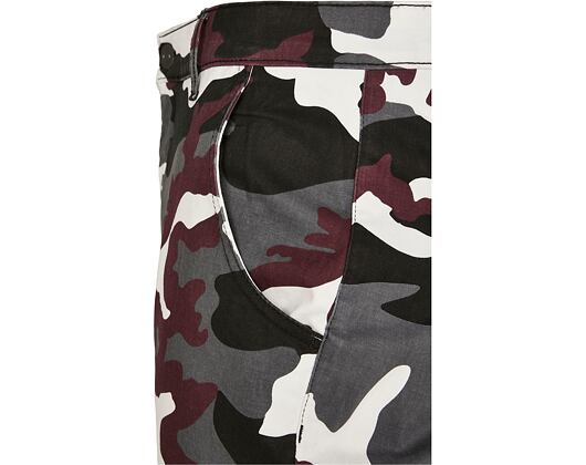Kalhoty Urban Classic TB3137 Camo Cargo Jogging Pants 2.0 Wine Camo