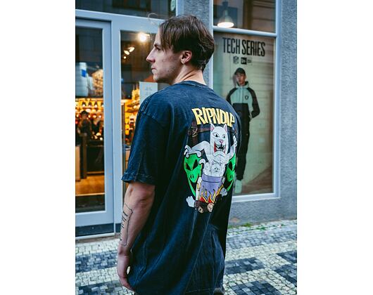 Triko RIP N DIP Hocus Pocus Tee RND4739 Black Mineral Wash