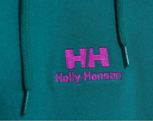 Mikina Helly Hansen YU20 Logo Hoodie Alpine Green