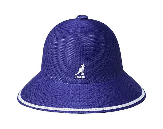 Klobouk Kangol Tropic Wide Brim Stripe Casual Grape K3397-GR507