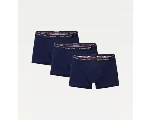 Boxerky Tommy Hilfiger Trunk 3 Pack Premium Essentials Peacoat Navy