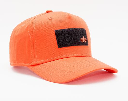 Kšiltovka Alpha Industries VLC Patch Cap 196901 Flame Orange