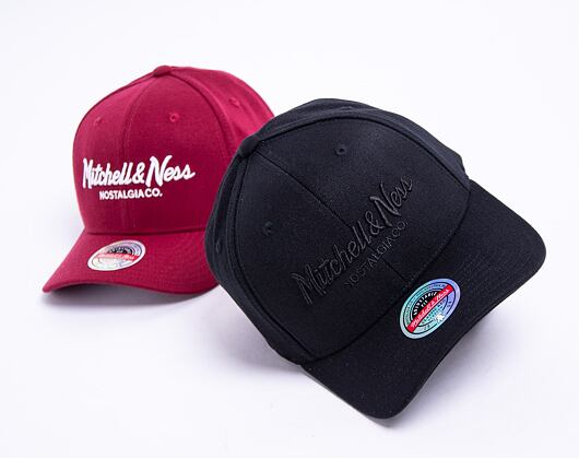 Kšiltovka Mitchell & Ness - Branded Pinscript Classic Red - Black / Black