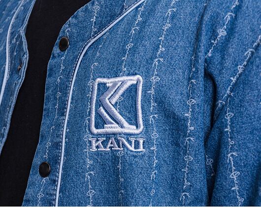 Dres Karl Kani OG Denim Baseball Jersey Blue 6035463