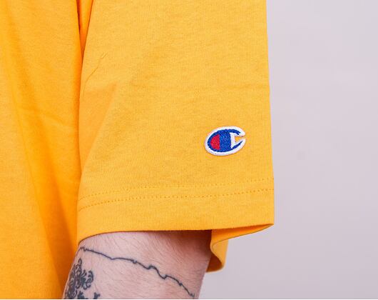 Triko Champion Oversized Crewneck T-Shirt 214282 ZNN Mustard