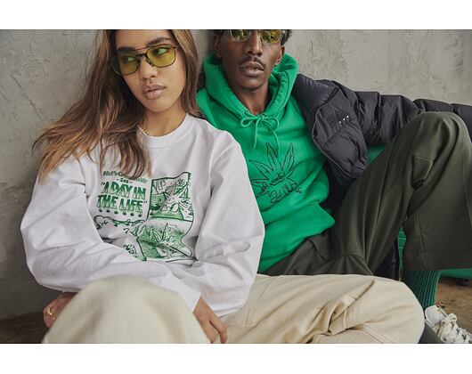 Mikina HUF 4/20 Easy Green P/O Hoodie Green