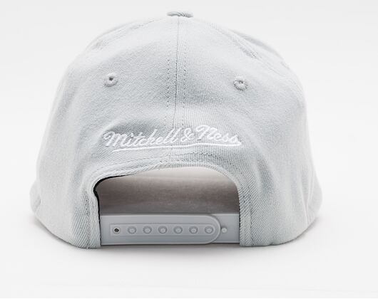 Kšiltovka Mitchell & Ness - Branded Pinscript Classic Red - Grey