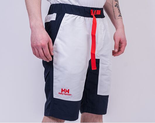 Kraťasy Helly Hansen YU20 SHORTS 597 NAVY/WHITE/RED