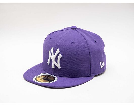 Dětská Kšiltovka New Era 59FIFTY Kids League Basic New York Yankees Purple / White