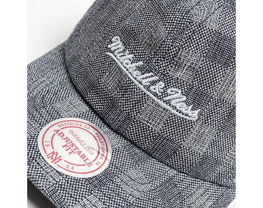 Kšiltovka Mitchell & Ness Checkered Blue Dad Cap