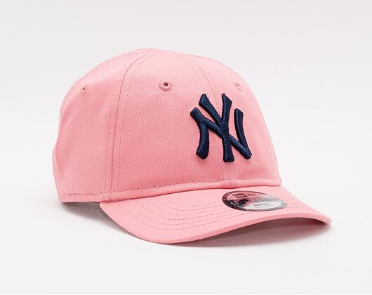 Dětská Kšiltovka New Era 9FORTY Kids MLB Infant League Essential New York Yankees Strapback Pink Glo