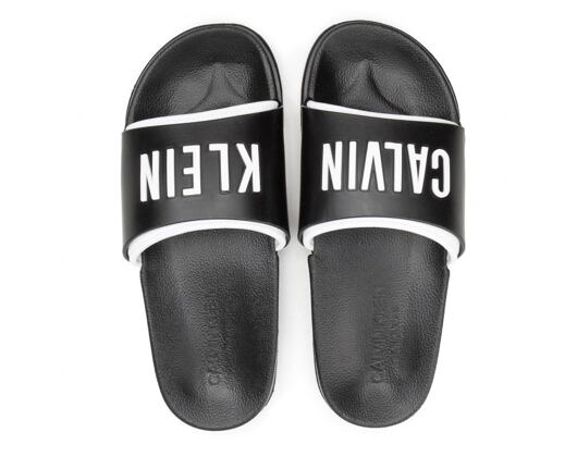 Dámské Pantofle Calvin Klein Slide KW0KW01372 BEH Černá