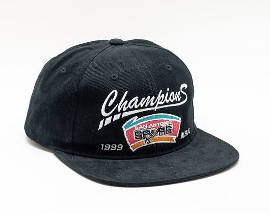 Kšiltovka Mitchell & Ness CHAMPIONS DEADSTOCK SAN ANTONIO SPURS BLACK 6MSSS21HW045-SASBLCK