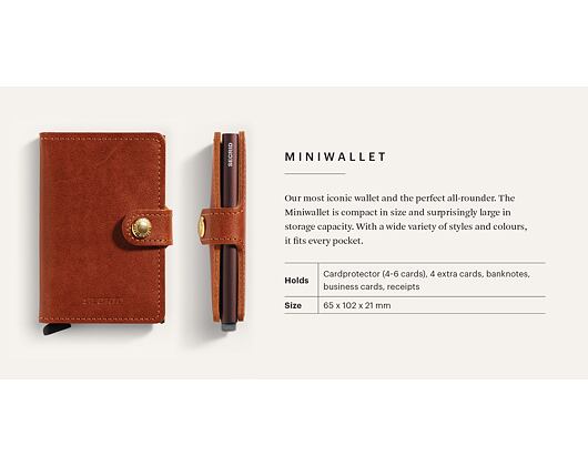 Peněženka Secrid Miniwallet Vintage Brown