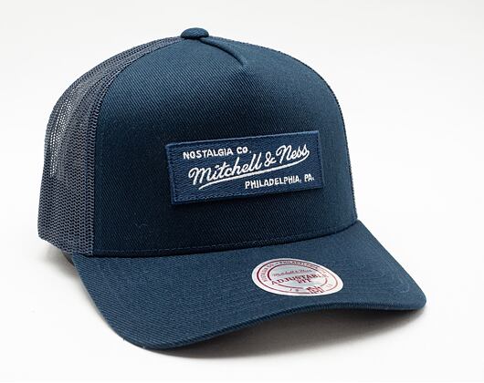 Kšiltovka Mitchell & Ness Box Logo Trucker Branded Navy