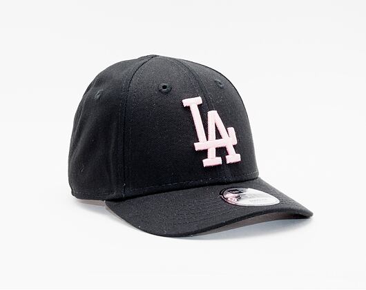Dětská kšiltovka New Era 9FORTY League Essential Los Angeles Dodgers Strapback Black/Pink
