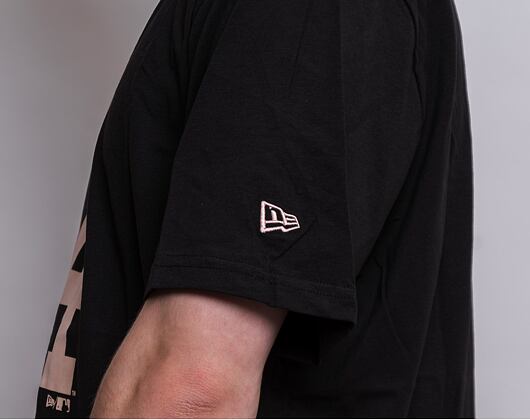 Triko New Era MLB Seasonal Team Logo Tee Los Angeles Dodgers Black / Biscuit