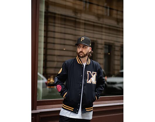 Bunda New Era Heritage Varsity Jacket Navy