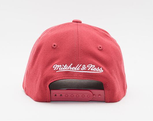 Kšiltovka MItchell & Ness Team Ground Redline Miami Heat Maroon 6HSSMM19361-CBMHEMARO