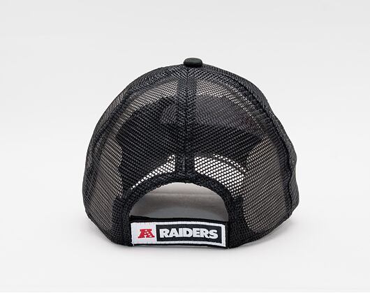 Dětská kšiltovka New Era 9FORTY Trucker NFL Home Field Trucker Las Vegas Raiders Strapback Black