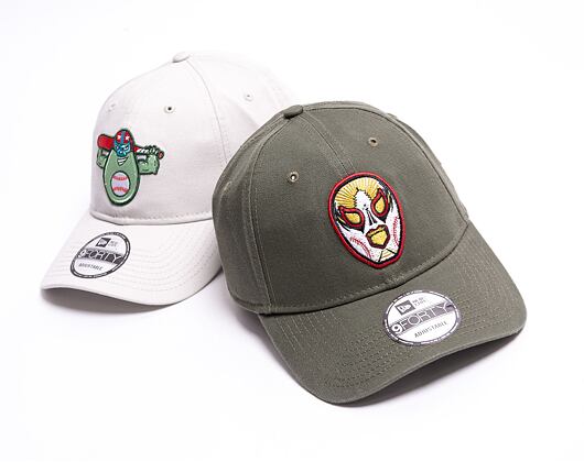 Kšiltovka New Era 9FORTY Minor League REAPHI Strapback New Olive