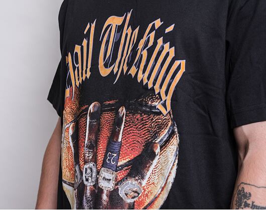 Triko Mister Tee Michael jordan - Hail The King Black MT1599