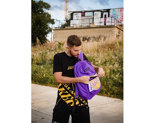 Batoh Mitchell & Ness Los Angeles Lakers Backpack Purple
