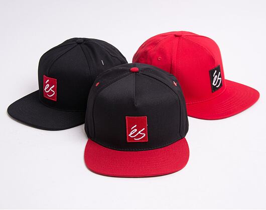 Kšiltovka ÉS Main Block Snapback Black/Red