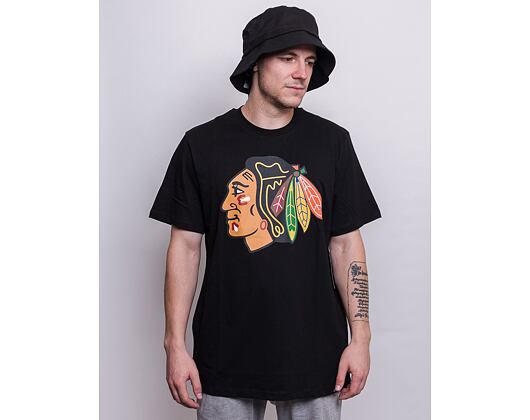 Triko '47 Brand NHL Chicago Blackhawks Imprint ’47 Echo Tee Jet Black