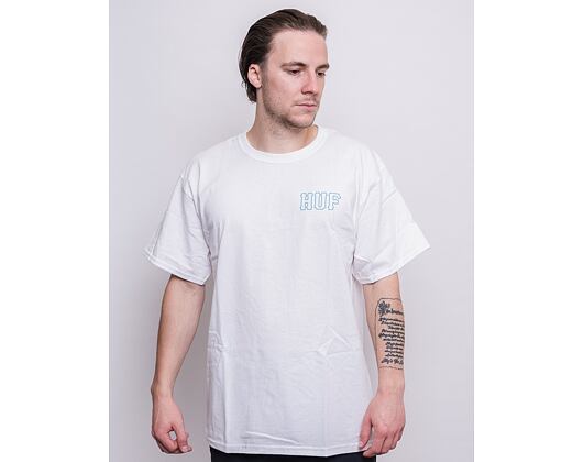 Triko HUF Barb Wire Classic H T-Shirt White