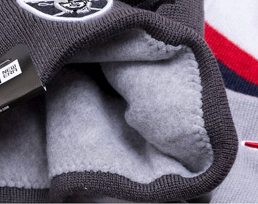 Kulich New Era NFL Striped Cuff Knit Las Vegas Raiders