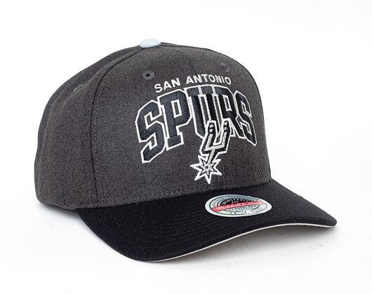 Kšiltovka Mitchell & Ness San Antonio Spurs G2 Arch 110 Snapback Grey / Black
