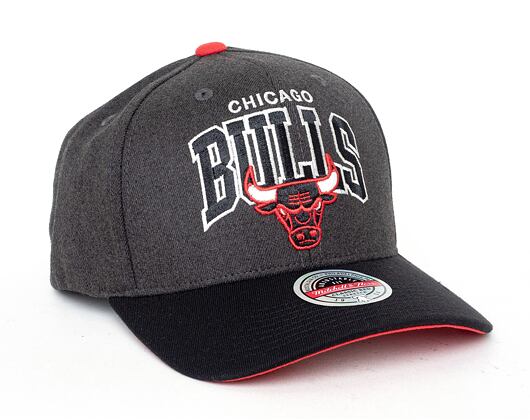 Kšiltovka Mitchell & Ness Chicago Bulls G2 Arch 110 Snapback Grey / Black