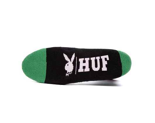 Ponožky HUF Playboy Rabbit Head Crew Sock Black