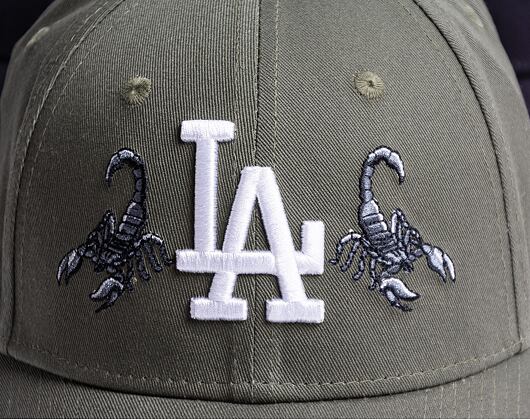 Kšiltovka New Era 9FORTY MLB Scorpion Tattoo Los Angeles Dodgers Olive