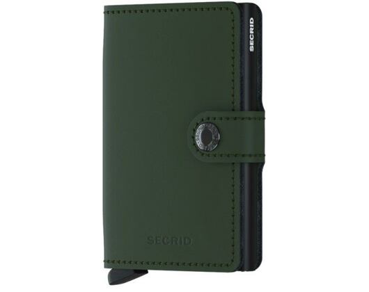 Peněženka Secrid Miniwallet Matte Green / Black