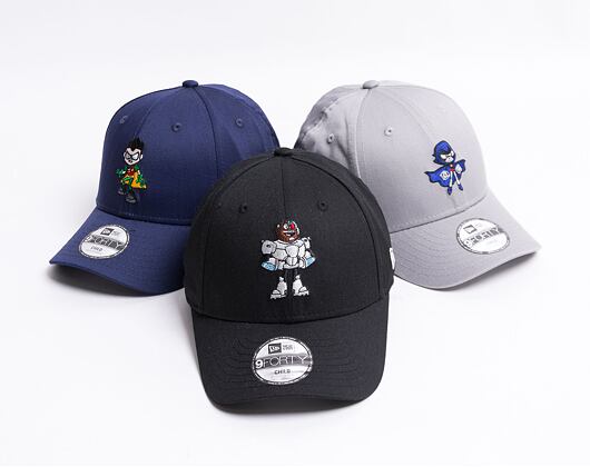 Dětská kšiltovka New Era 9FORTY Character Cyborg Strapback Black