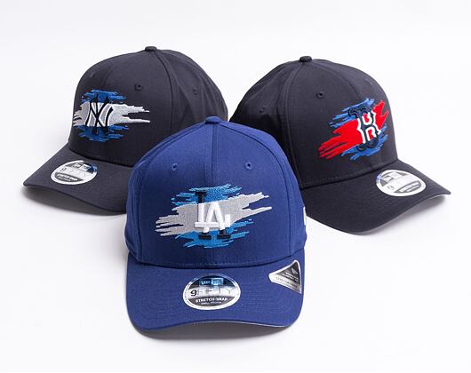 Kšiltovka New Era 9FIFTY Stretch-Snap Tear Logo Los Angeles Dodgers Snapback Dark Royal