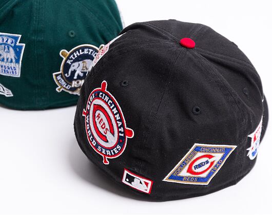 Kšiltovka New Era 59FIFTY Cooperstown Multi WS Patch Cincinnati Reds Fitted Black