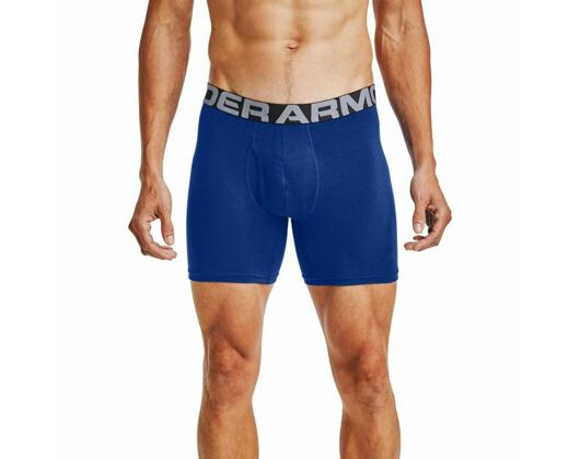 Pánské Trenýrky Under Armour Charged Cotton 6in 3 Pack - Black / Grey / Blue