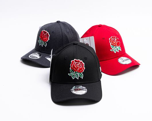 Kšiltovka New Era 9FORTY Cotton Rugby Footbal Union Strapback Black