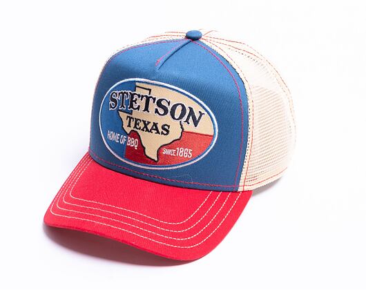 Kšiltovka Stetson Texas Trucker Cap 7751134 Navy/Red